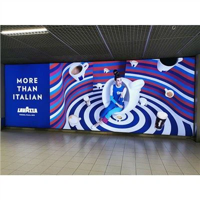 PVC am ddim Polyester Backlit Fabric Banner